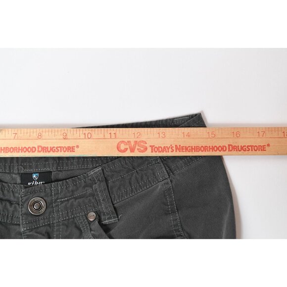 Kuhl Pants Womens Size 8 Gray Hiking Cargo Pockets Outdoor Straight Classic - Picture 10 of 10